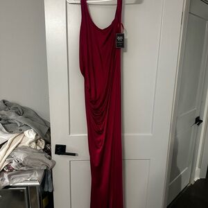 JLUXLABEL Vibrant Pink Dress